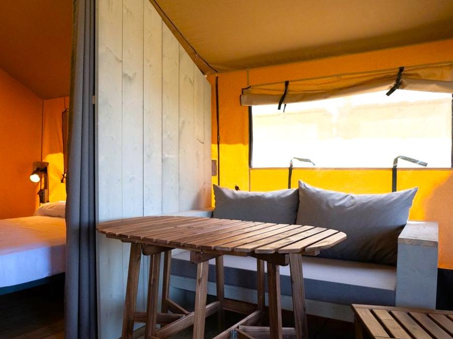 Tente en toile et en bois 4 personnes - Safari Salguer 2
