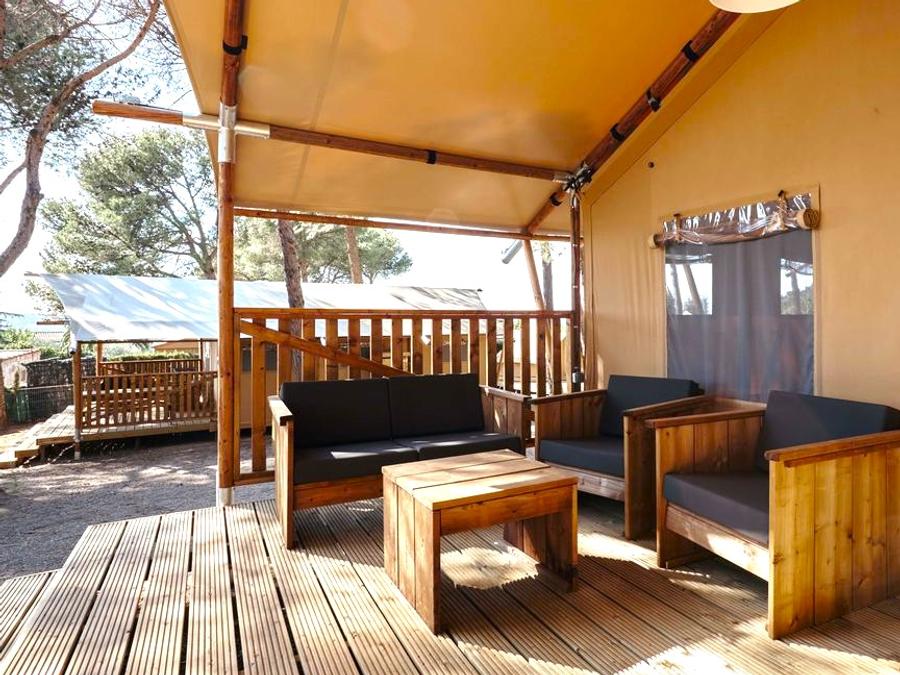 Tente en toile et en bois 5 personnes - GLAMPING TRAMUNTANA 2/5 pers 4