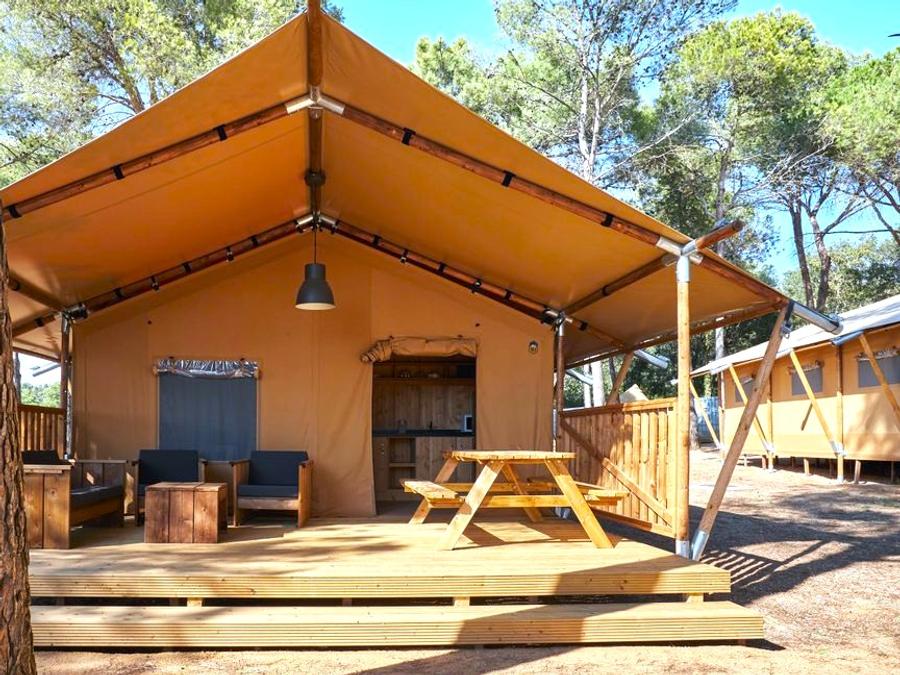 Tente en toile et en bois 5 personnes - GLAMPING TRAMUNTANA 2/5 pers 1