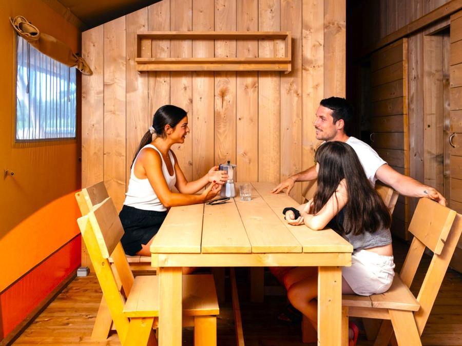 Tente en toile et en bois 5 personnes - GLAMPING TRAMUNTANA 2/5 pers 5
