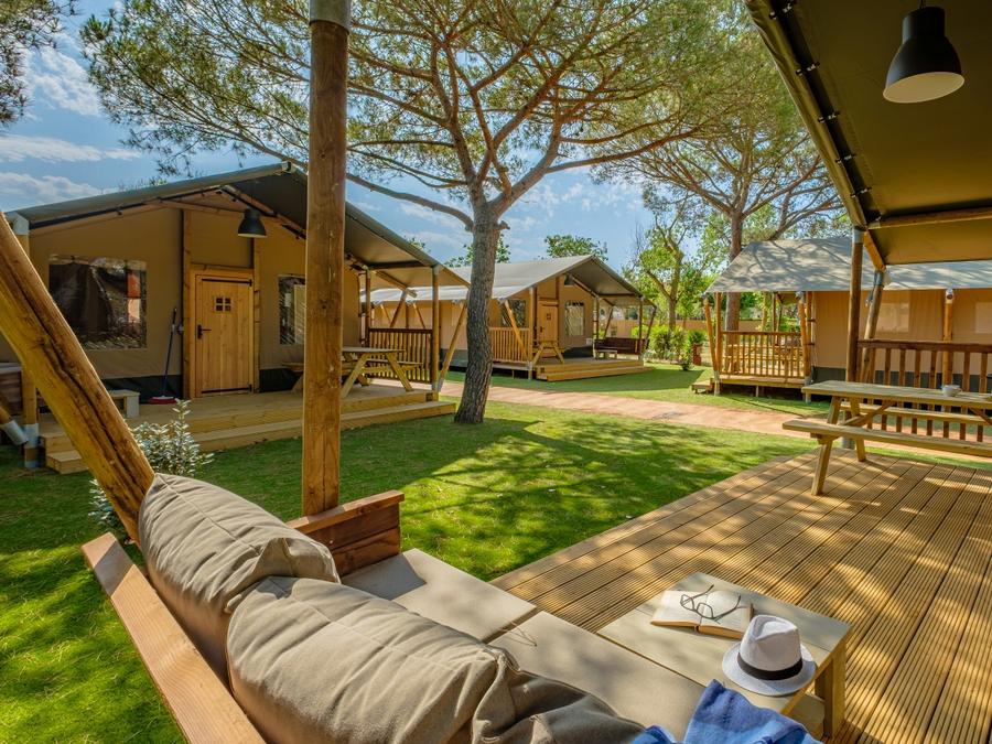 Tente en toile et en bois 2 personnes - Safari Tent 7