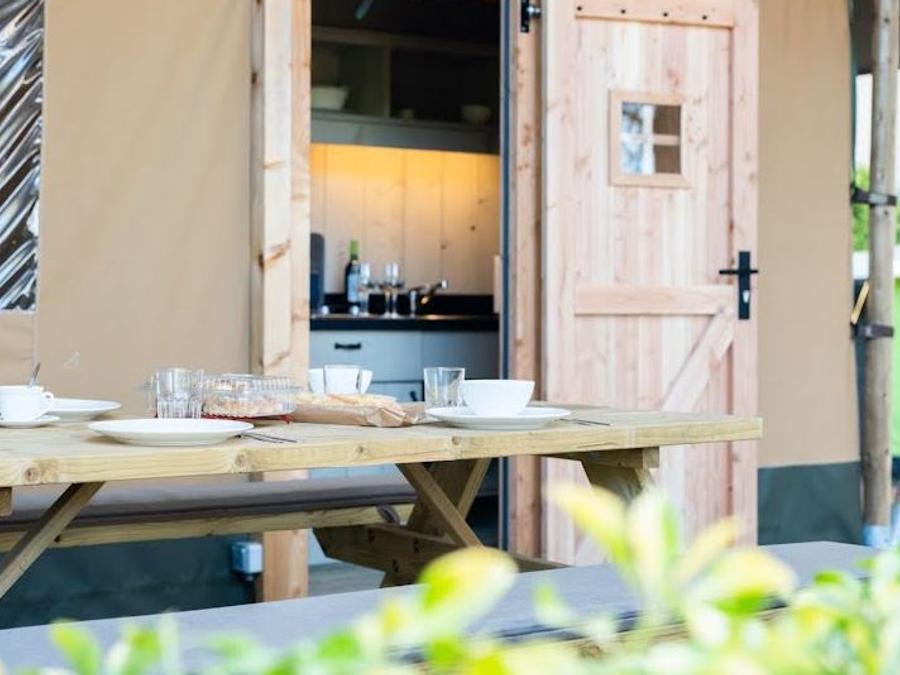 Tente en toile et en bois 2 personnes - Safari Tent 5