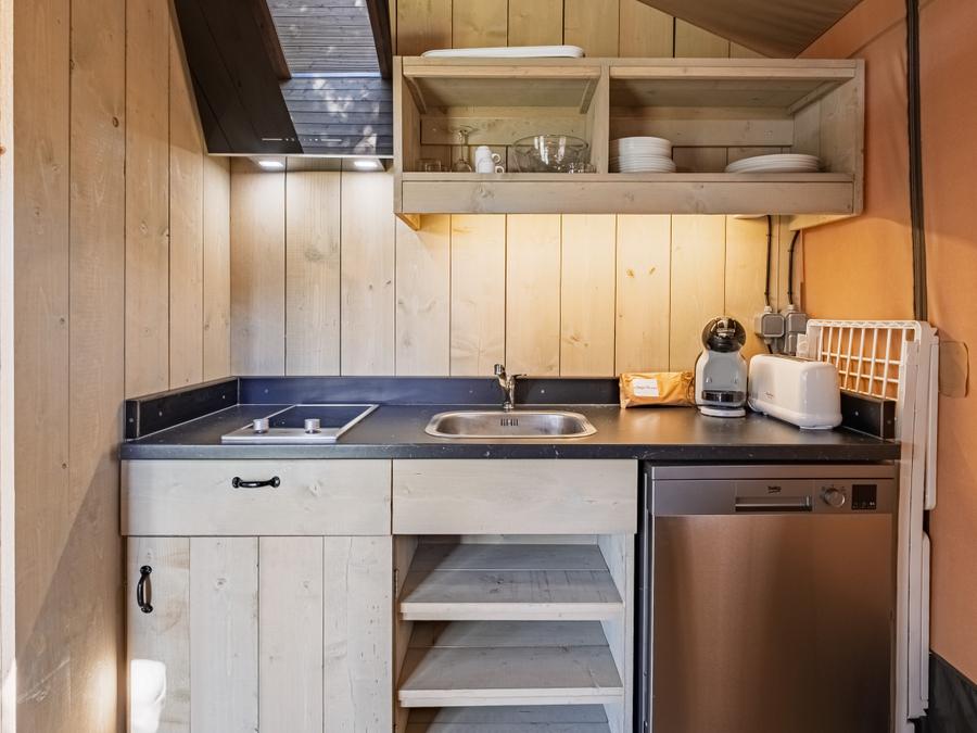 Tente en toile et en bois 2 personnes - Safari Tent 9