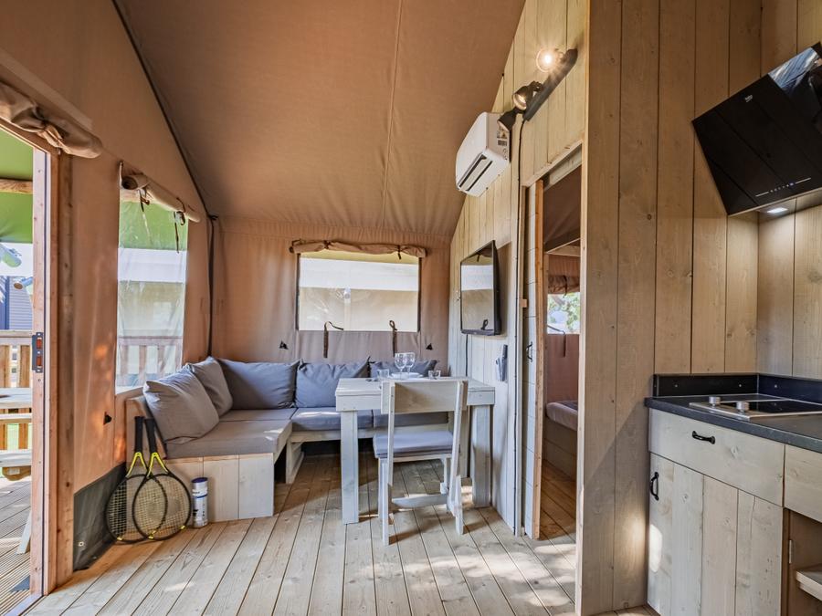 Tente en toile et en bois 2 personnes - Safari Tent 7