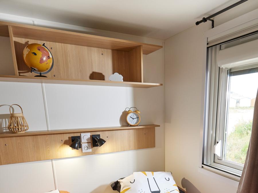 Mobilhome 6 personnes -  	 Homeflower premium 35m² (3 chambres) + CLIM + terrasse semi-couverte + TV + draps + serviettes | 6 personnes 17