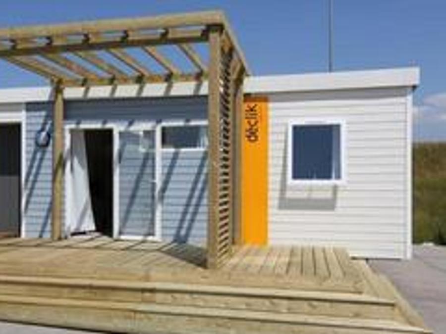 Mobilhome 4 personnes - Confort 25m² (2 chambres) + terrasse semi-couverte 10m² + TV | 4 personnes 9