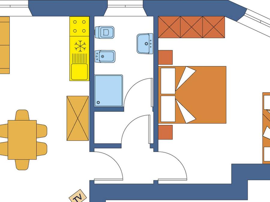 Appartement 6 personnes - GLICINE (rez-de-chaussée ou étage) 4