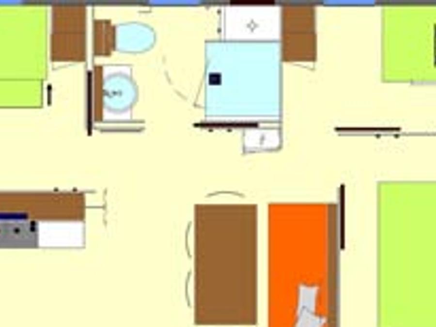 Mobilhome 6 personnes - IRIS 7