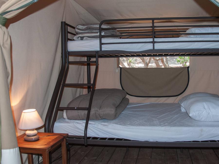 Tente en toile et en bois 5 personnes - LODGE KENYA 4