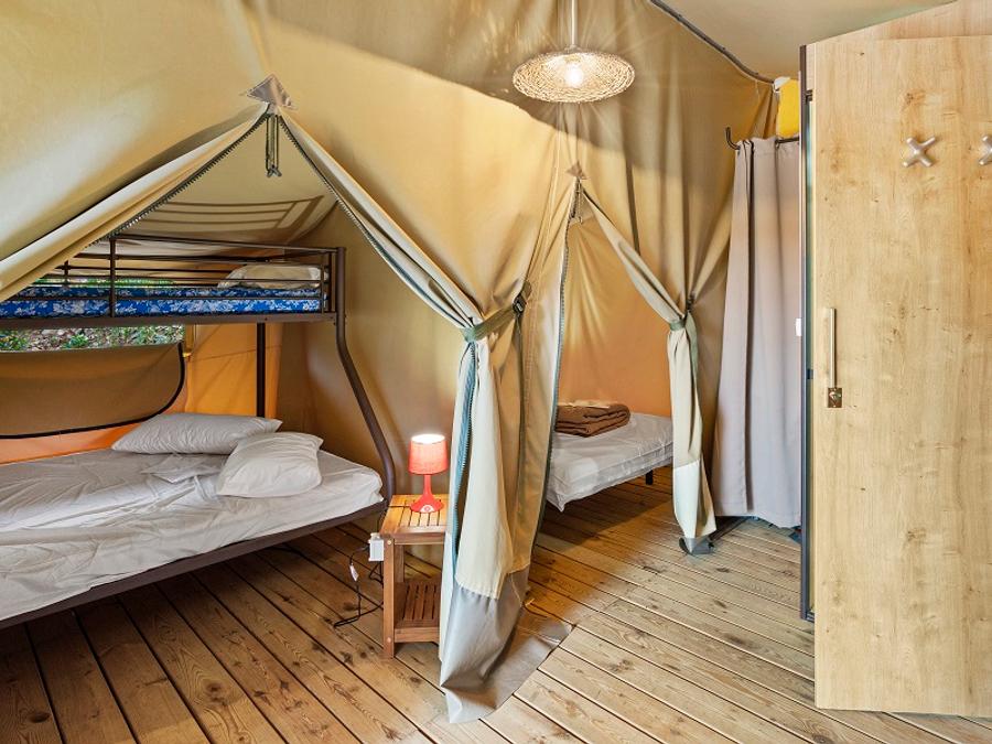 Tente en toile et en bois 5 personnes - LODGE KENYA 8