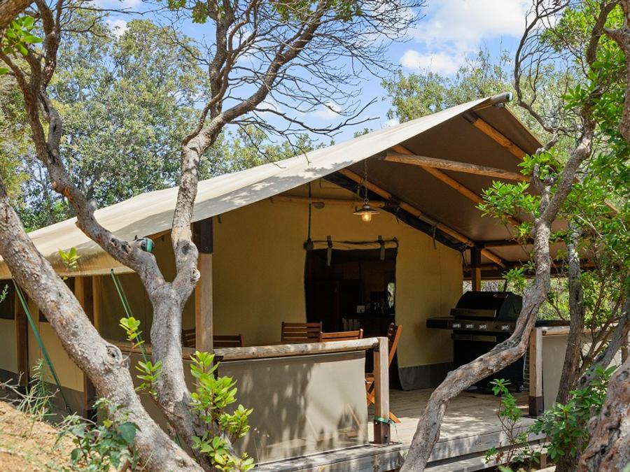 Tente en toile et en bois 5 personnes - LODGE KENYA 6