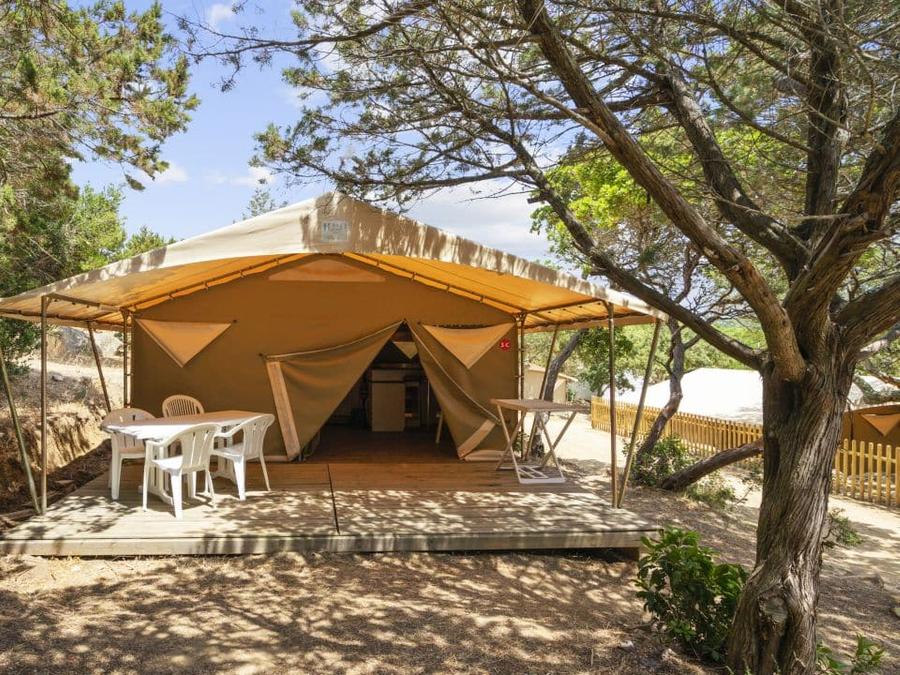 Bungalow toilé 5 personnes - Bungalow toilé CANADA 20m² / 2 chambres - sans sanitaires (samedi) 1