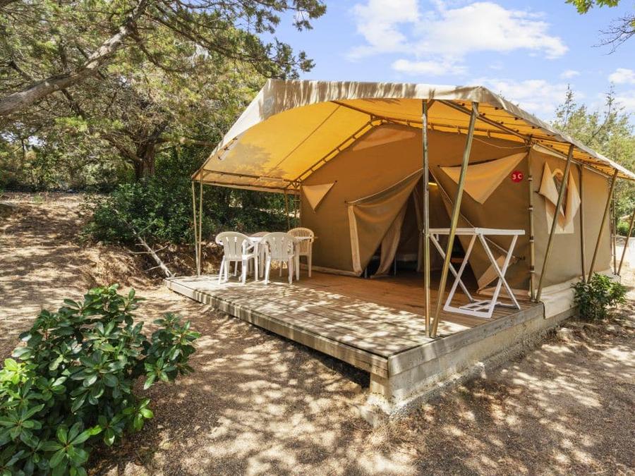 Bungalow toilé 5 personnes - Bungalow toilé CANADA 20m² / 2 chambres - sans sanitaires (samedi) 0