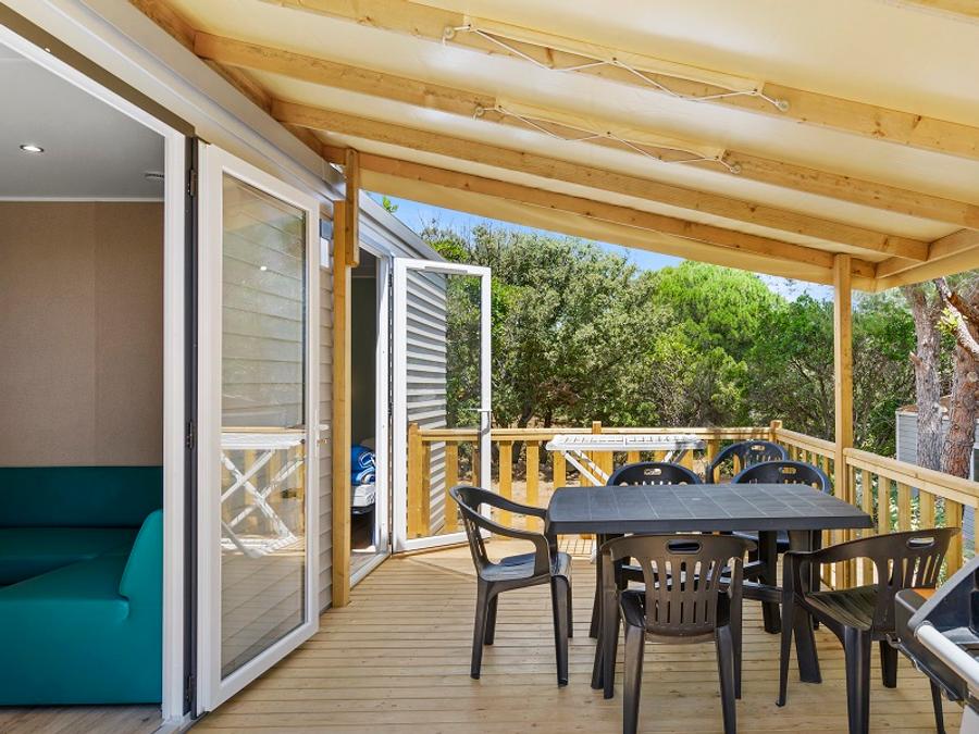 Mobilhome 4 personnes - Key West - 2 chambres - 2 salles de bains + TV + Spa 3