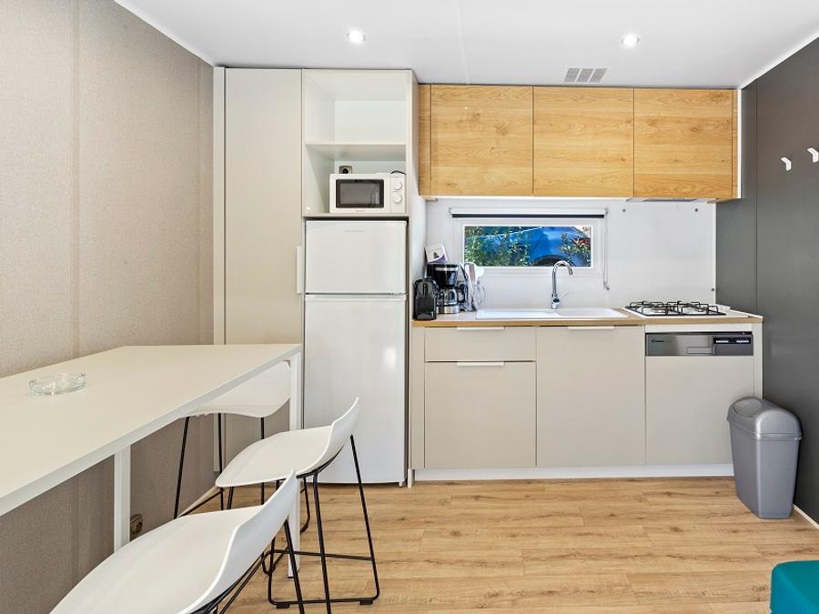 Mobilhome 4 personnes - Key West - 2 chambres - 2 salles de bains + TV + Spa 4
