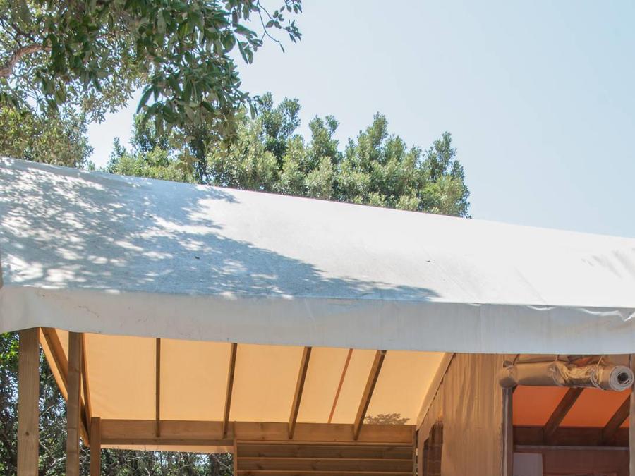 Mobilhome 5 personnes - Lodge SAHARI 24m² - 2 chambres - terrasse 10m² (avec sanitaires) 1