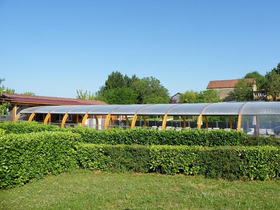 Chalet 4 personnes - CLIM - Cabane Lodge 35 m² sur plancher bois (35 m² avec terrasse) 6