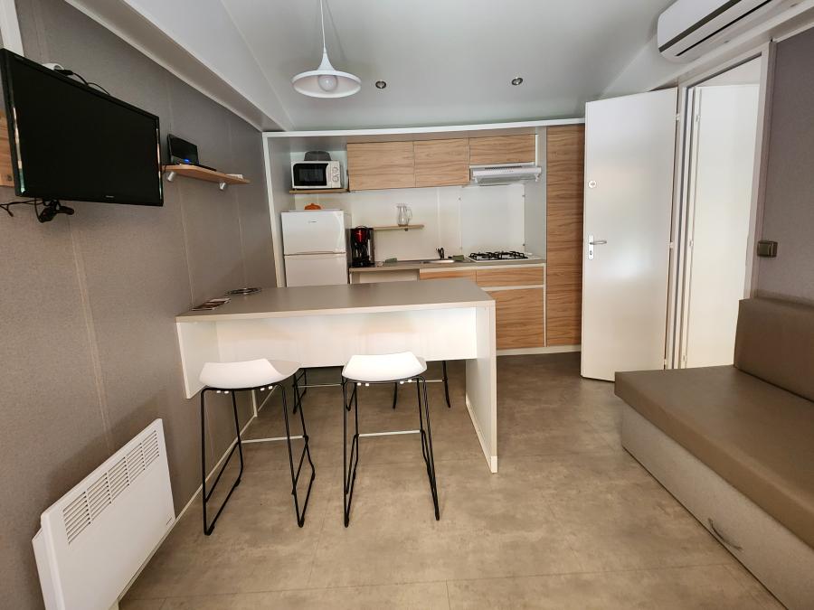 Mobilhome 4 personnes - CLIM- SUPER PREMIUM 2 CH / 2 SDE E 8