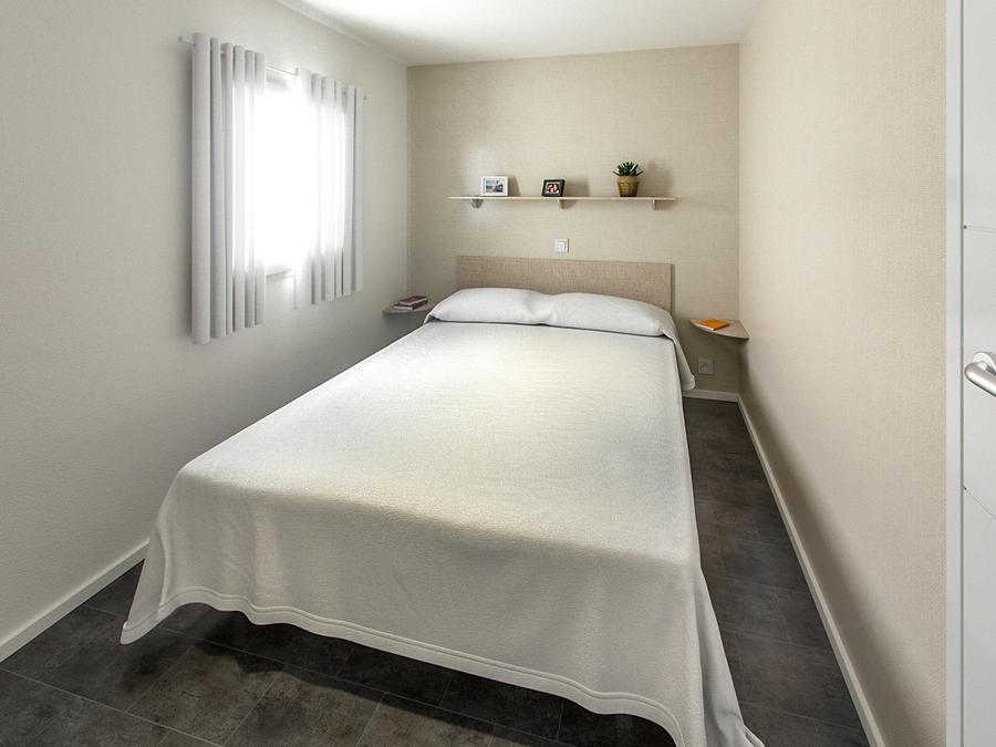 Mobilhome 2 personnes - Mobil-home 1 chambre 2 pers 2