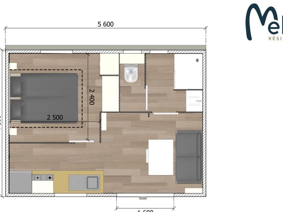 Studio 2 personnes - studiotel 2 Pers. 1