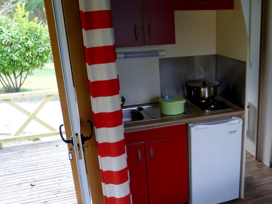 Chalet 4 personnes - Chalet Bouleau Standard 20m² - 2 chambres + Terrasse couverte 10m² 2