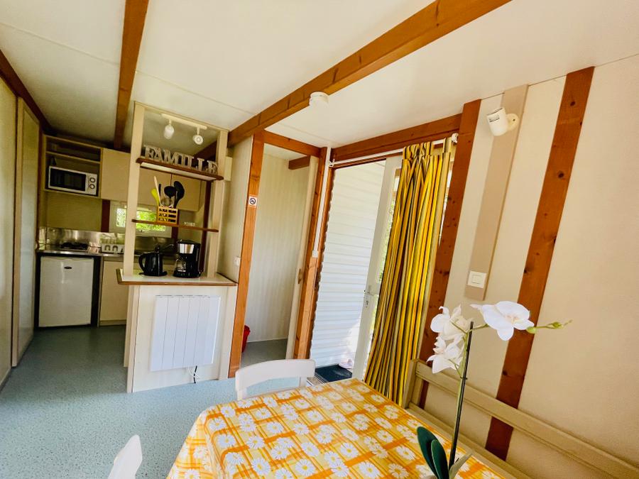 Chalet 5 personnes - Chalet Châtaigner Standard 23m² - 2 chambres + Terrasse couverte 8m² 5 pers. 4