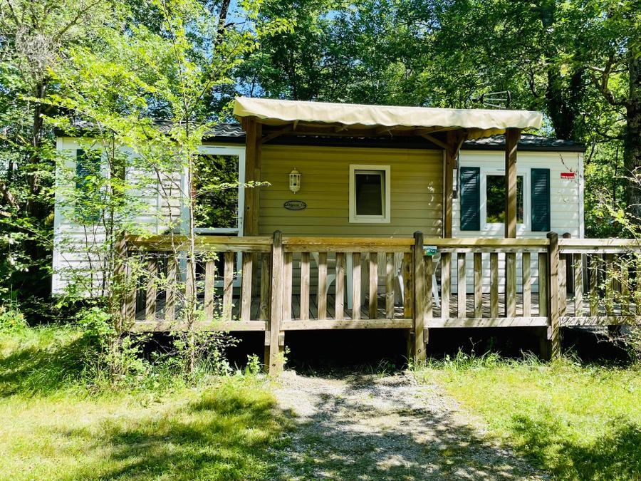 Mobilhome 4 personnes - Mobilhome Chêne Confort 30m² - 2 chambres + Terrasse couverte 14m² 4 pers. 1