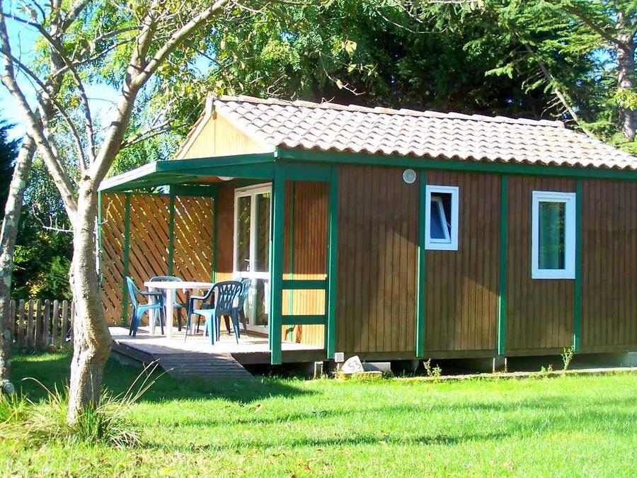Chalet 5 personnes - Chalet Figuier Standard 20m² - 2 chambres + Terrasse couverte - 5 pers. 0