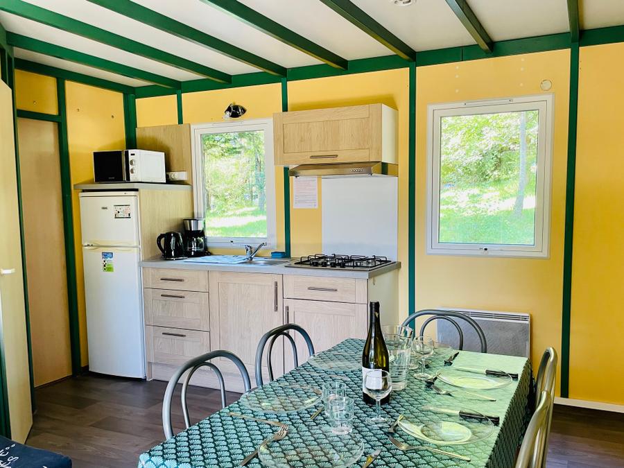 Chalet 6 personnes - Chalet Epicea Confort 32m² - 3 chambres - Terrasse couverte 15m² 6 pers. 2