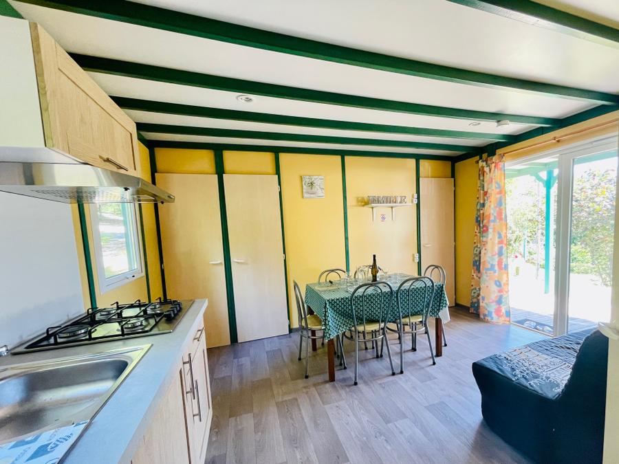 Chalet 6 personnes - Chalet Epicea Confort 32m² - 3 chambres - Terrasse couverte 15m² 6 pers. 4