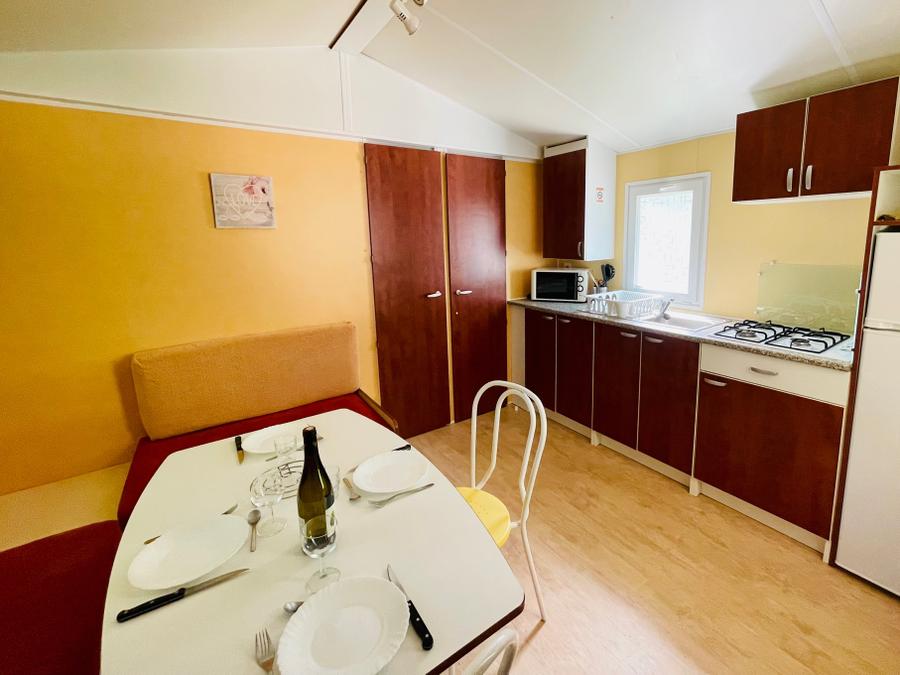 Mobilhome 4 personnes - Frêne Confort 23m² - 2 chambres + Terrasse couverte 4m² 4 pers. 6