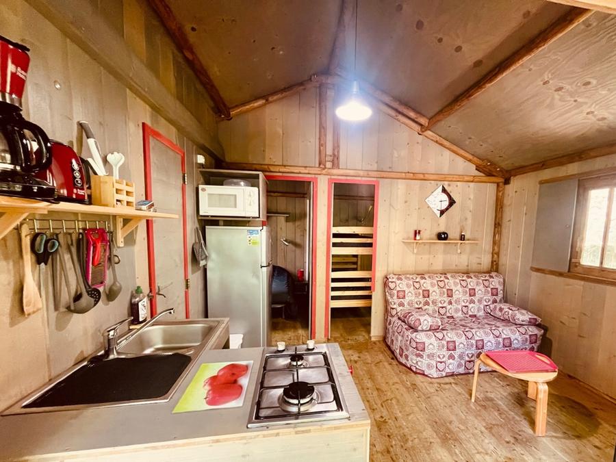 Lodge 5 personnes - Lodge Erable Confort 25m² - 2 chambres + Terrasse couverte 12m² 5 pers. 2