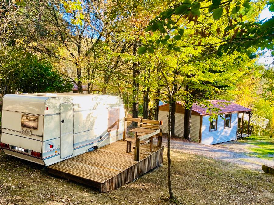 Caravane 2 personnes - Locaravane 10m² + Terrasse 9m² 0