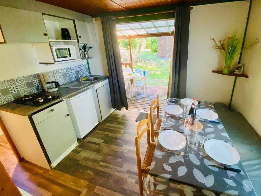 Chalet 5 personnes - Chalet Hibiscus Standard 20m² - 2 chambres + Terrasse couverte 10m² 3