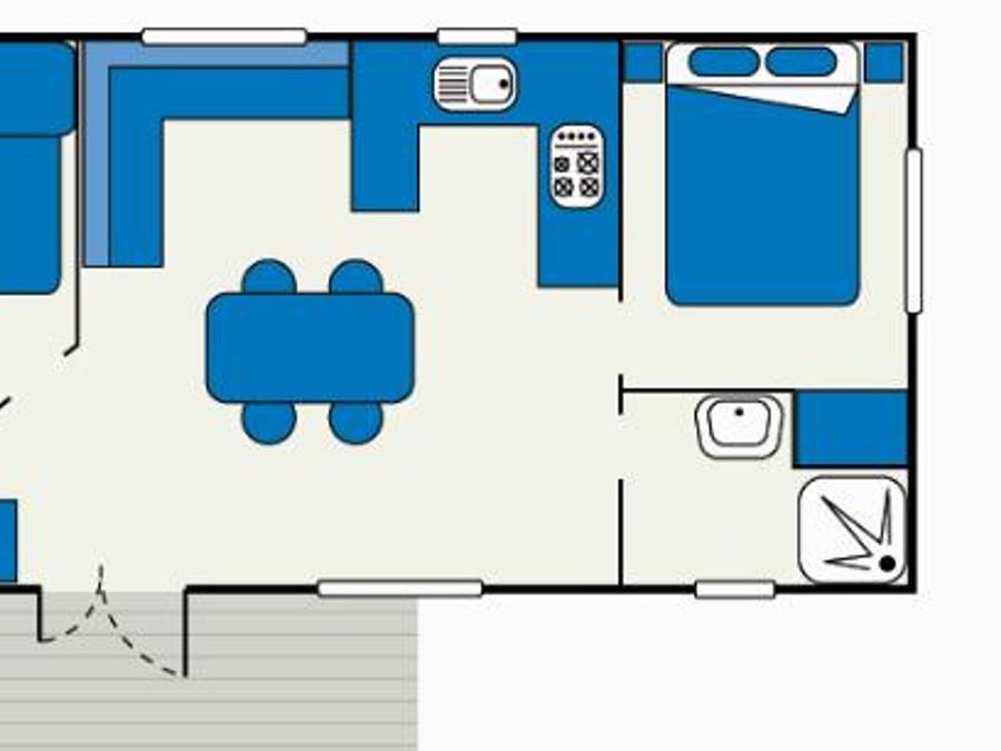 Mobilhome 6 personnes - OLIVIER (avec Climatisation) 5