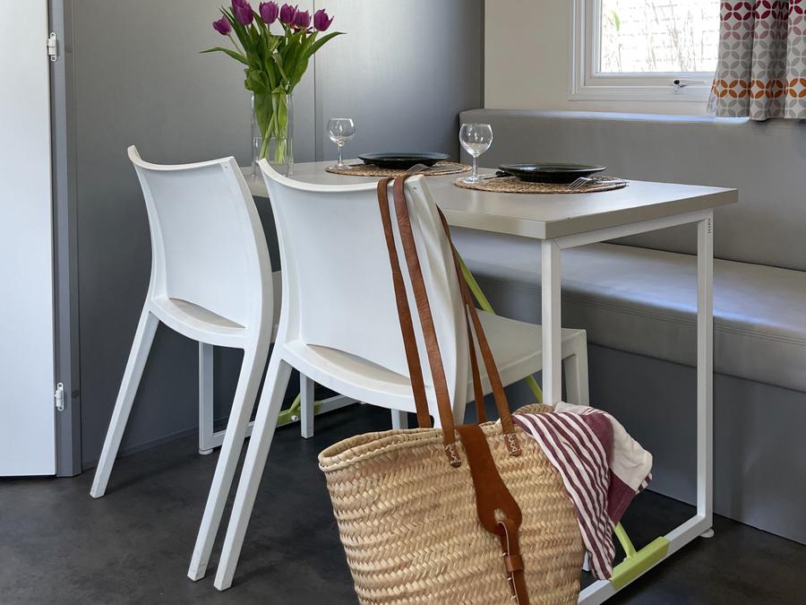 Mobilhome 4 personnes - Tamaris Climatisation avec terrasse 2 chambres 3
