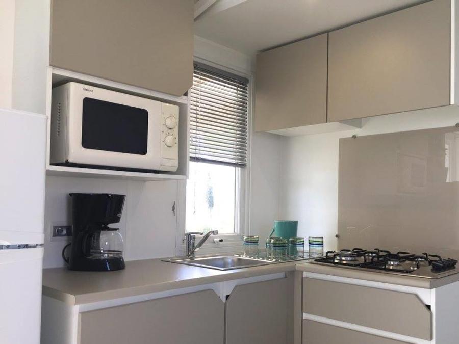 Mobilhome 6 personnes - Camélia Confort Climatisation avec terrasse 3 chambres 4