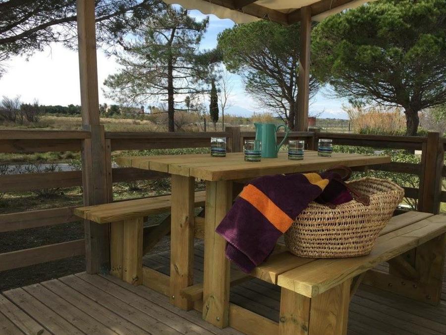 Mobilhome 6 personnes - Camélia Confort Climatisation avec terrasse 3 chambres 2