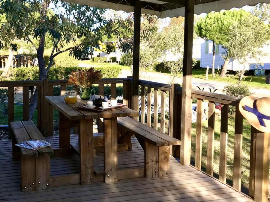 Mobilhome 6 personnes - Mobil Home Laurier Grand Confort Climatisation avec terrasse 3 chambres 0