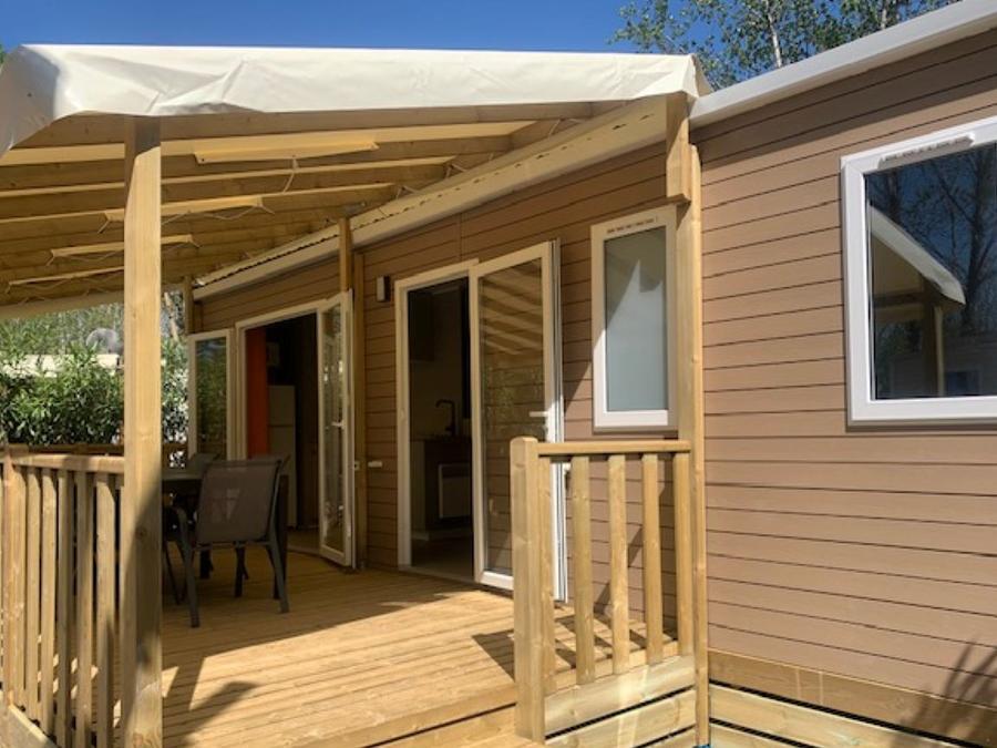Mobilhome 6 personnes - PREMIUM COTTAGE RIVIERA CLIMATISE 3 Chambres 8