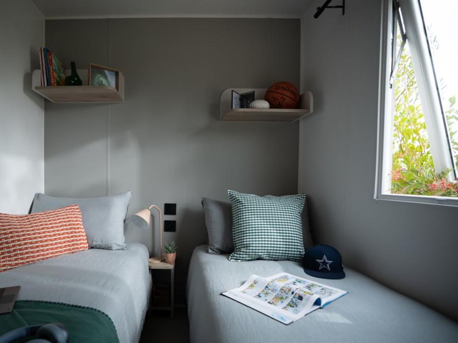 Mobilhome 6 personnes - PREMIUM COTTAGE RIVIERA CLIMATISE 3 Chambres 5