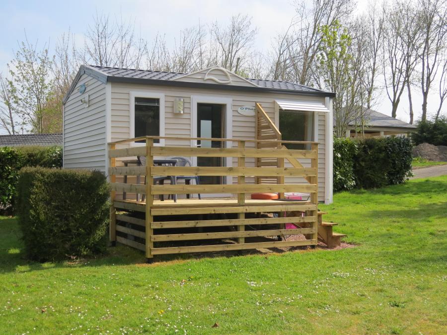 Mobilhome 2 personnes - Standard 20m² - (2pers) 1 chambre + SDB/WC + TV + Terrasse 1