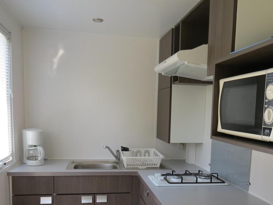 Mobilhome 2 personnes - Standard 20m² - (2pers) 1 chambre + SDB/WC + TV + Terrasse 2