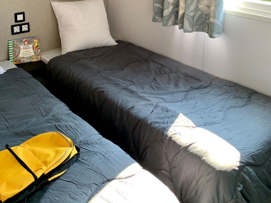Mobilhome 6 personnes - PREMIUM 40m² - (6pers) 3 CH + 2 SDB + 2 WC+ TV +LV + BBQ + Terrasse 7