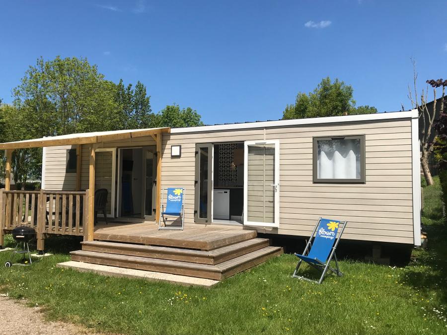 Mobilhome 6 personnes - PREMIUM 40m² - (6pers) 3 CH + 2 SDB + 2 WC+ TV +LV + BBQ + Terrasse 0