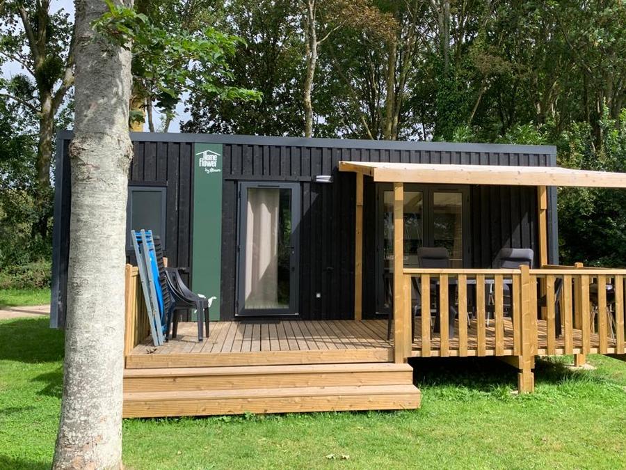 Mobilhome 4 personnes - Homeflower Premium 29m² (4pers) 2CH +SDB+WC +TV + LV - Vue canal 0