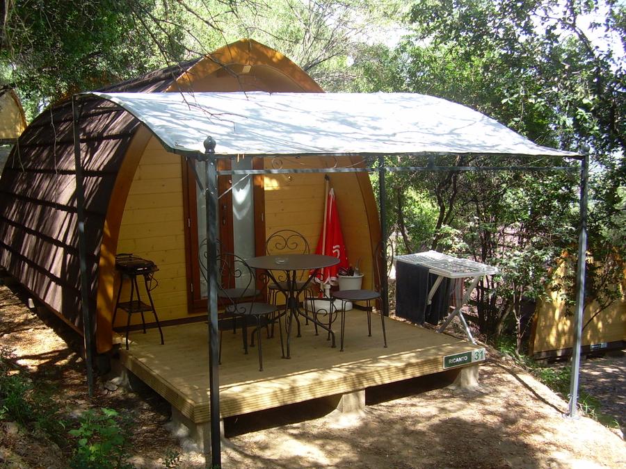 Chalet 2 personnes - Chalet Insolite 19m² (1ch - 2 pers) - sans sanitaire + Clim (M/D) 1