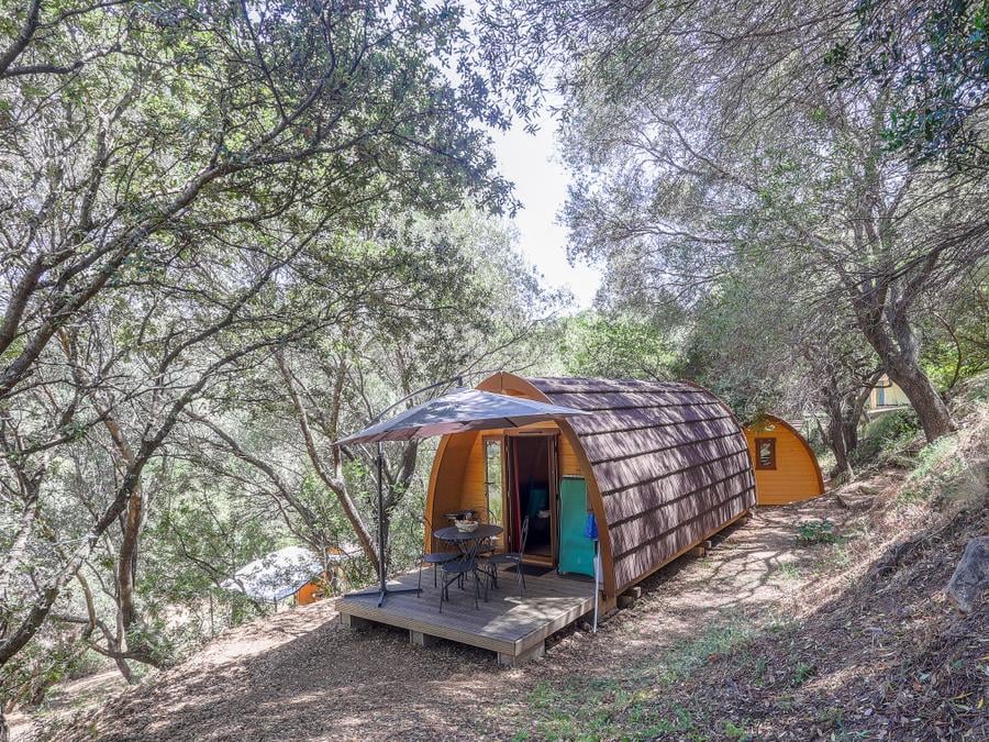 Chalet 2 personnes - Chalet Insolite 19m² (1ch - 2 pers) - sans sanitaire + Clim (M/D) 5