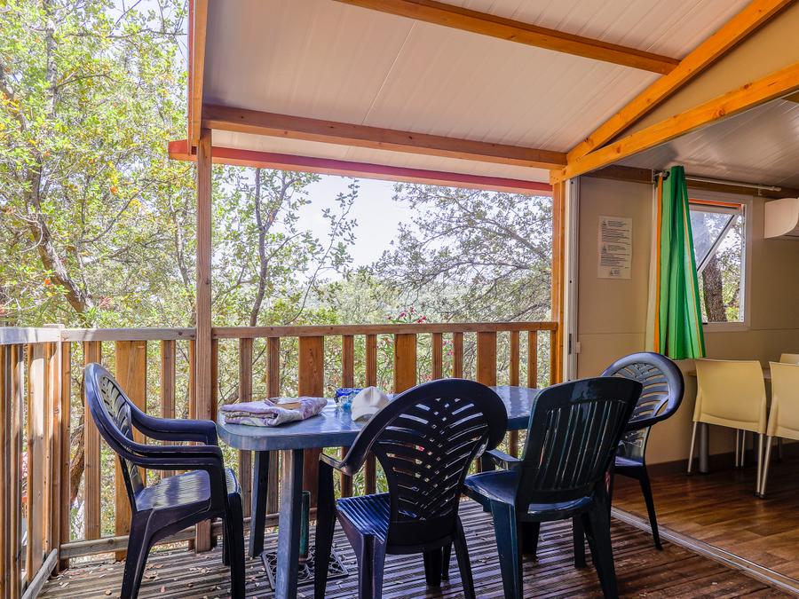 Chalet 5 personnes - Chalet Essentiel Confort 25m² avec Clim (S) 5 pers 7