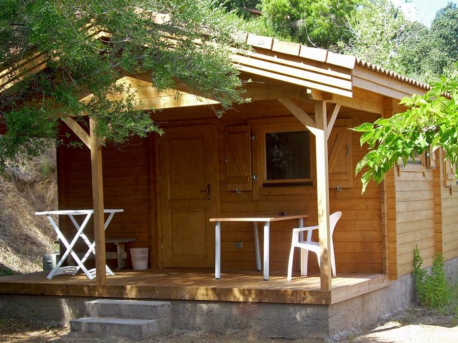 Chalet 4 personnes - Chalet Bois Nature Confort 25 m² avec clim (M) 4 pers 1